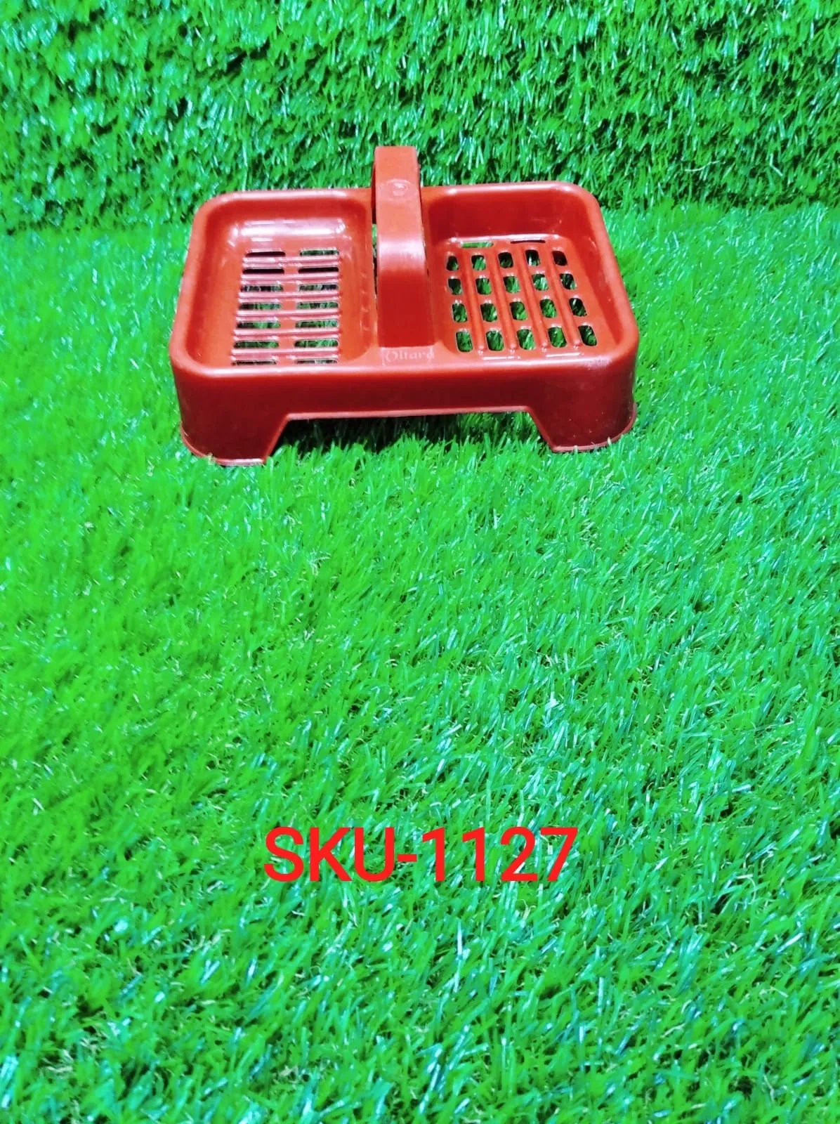 1127 2 in 1 Soap keeping Plastic Case for Bathroom use