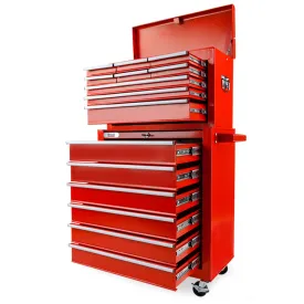 15 Drawer Tool Chest Box Cabinet Storage Box Trolley Rolling Toolbox