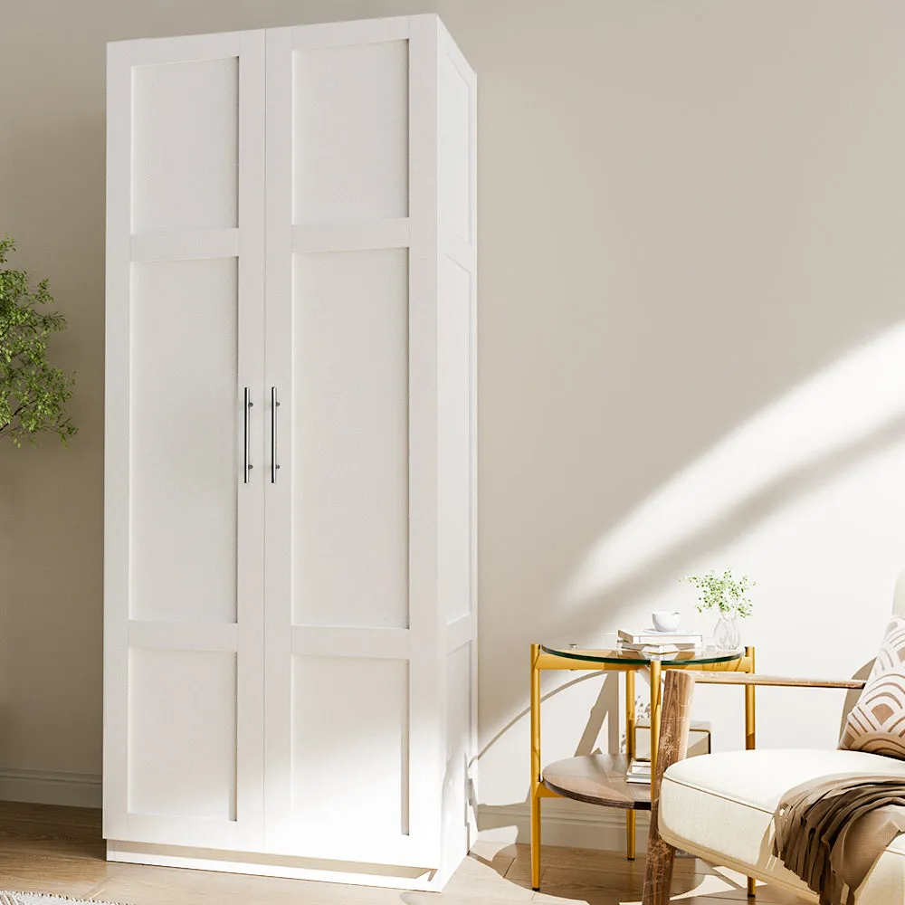 2 Door Buffet Sideboard | Cupboard Cabinet | Pantry | White
