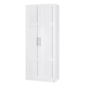 2 Door Buffet Sideboard | Cupboard Cabinet | Pantry | White