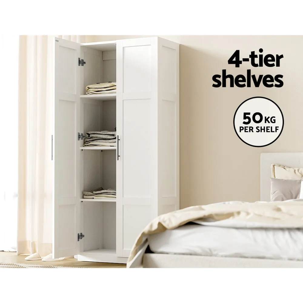 2 Door Buffet Sideboard | Cupboard Cabinet | Pantry | White