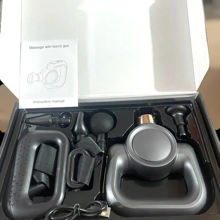 2 in 1 Massager Belt & Fascial Gun HB-016