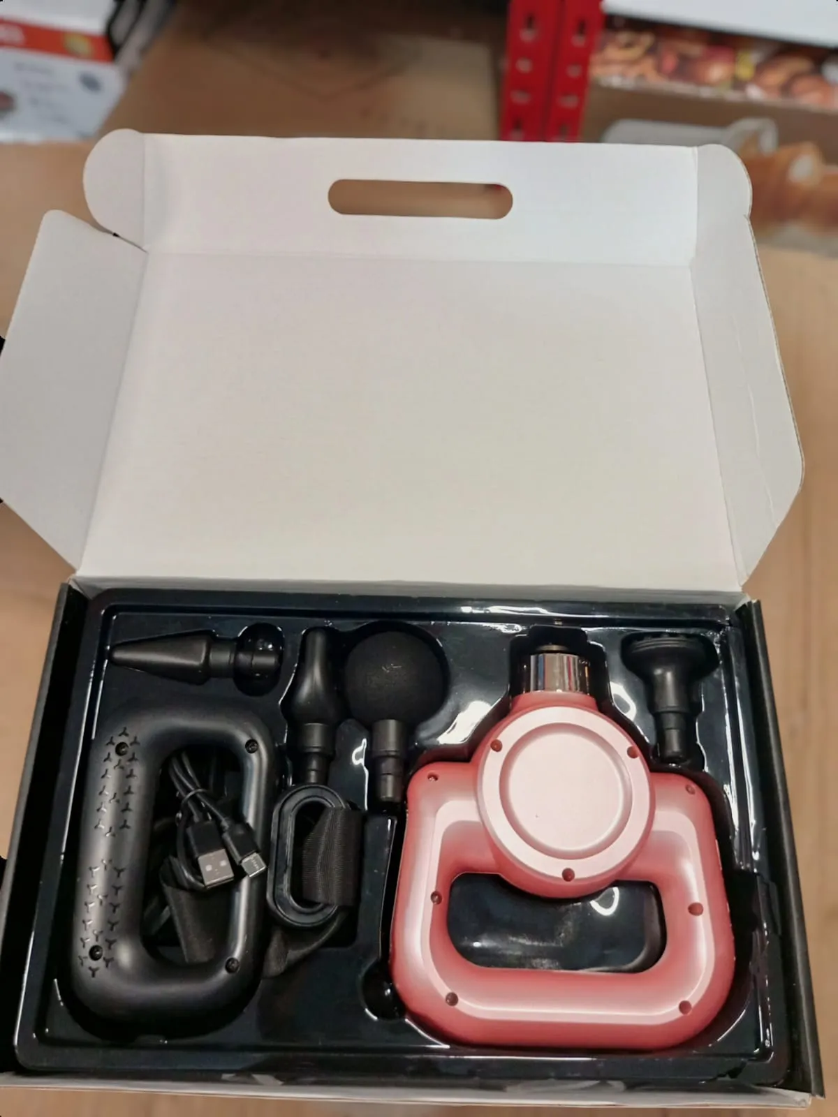 2 in 1 Massager Belt & Fascial Gun HB-016
