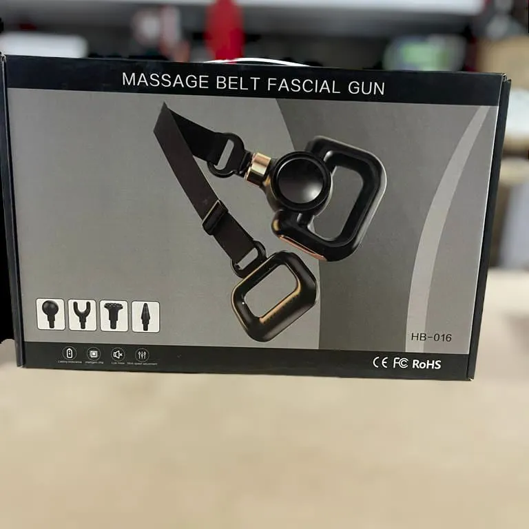 2 in 1 Massager Belt & Fascial Gun HB-016