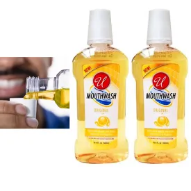 2 Original Mouthwash Oral Care Mouth Wash Rinse Clean Fresh Breath Gums 16.9oz