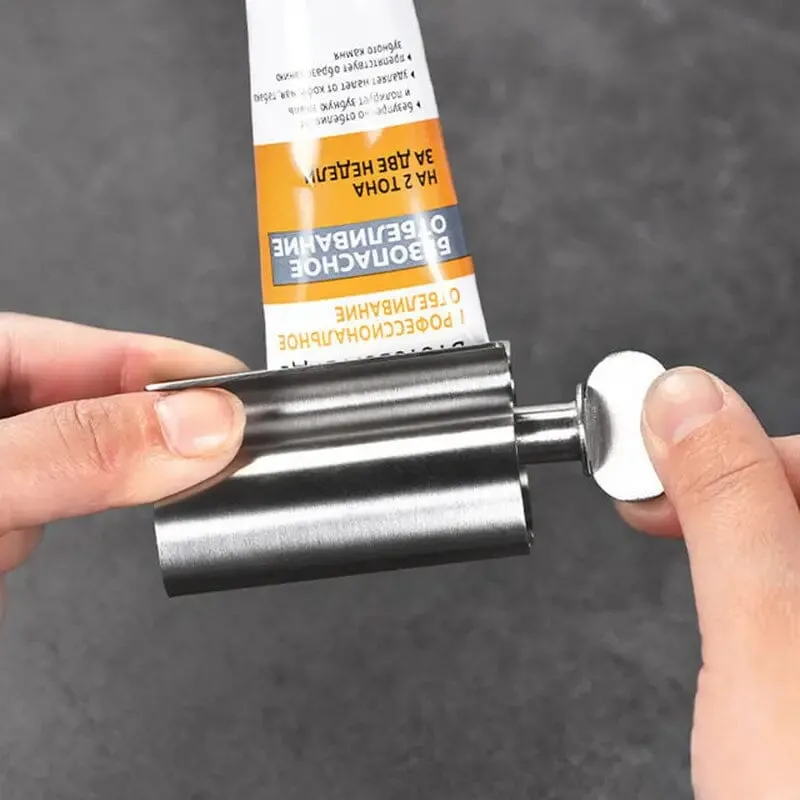 2-Pieces: Stainless Steel Toothpaste Squeezer
