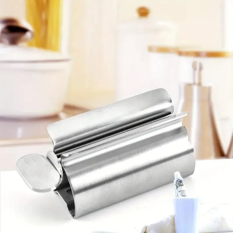 2-Pieces: Stainless Steel Toothpaste Squeezer