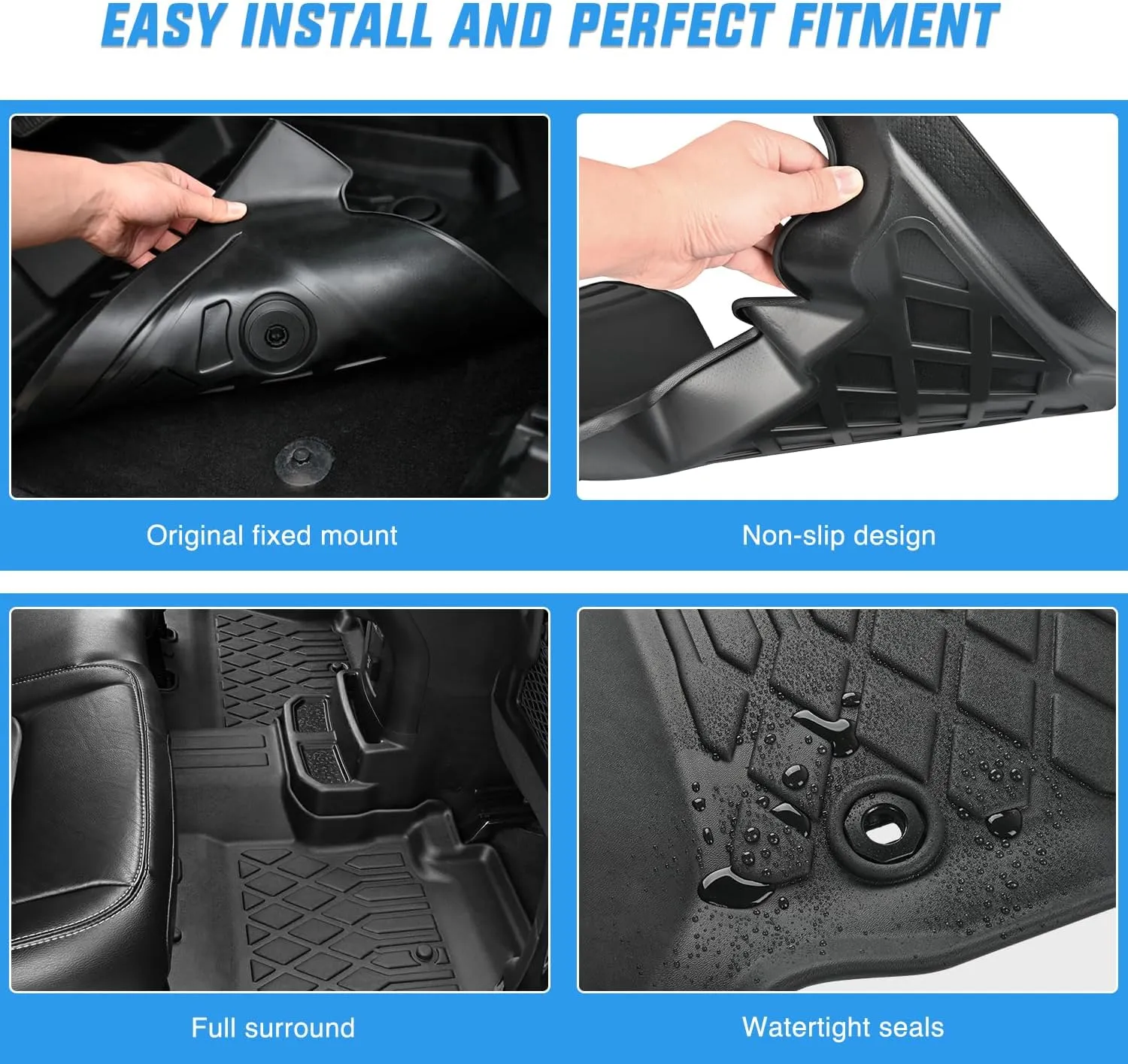 2019-2025 Toyota RAV4 TPE Floor Mats
