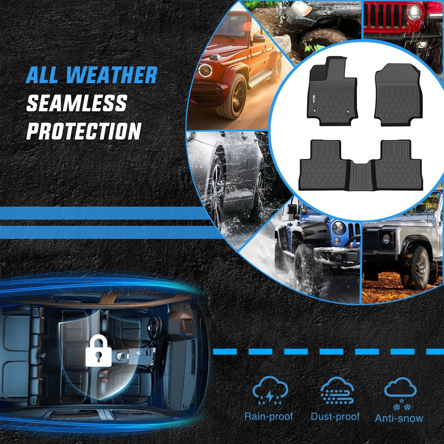 2019-2025 Toyota RAV4 TPE Floor Mats