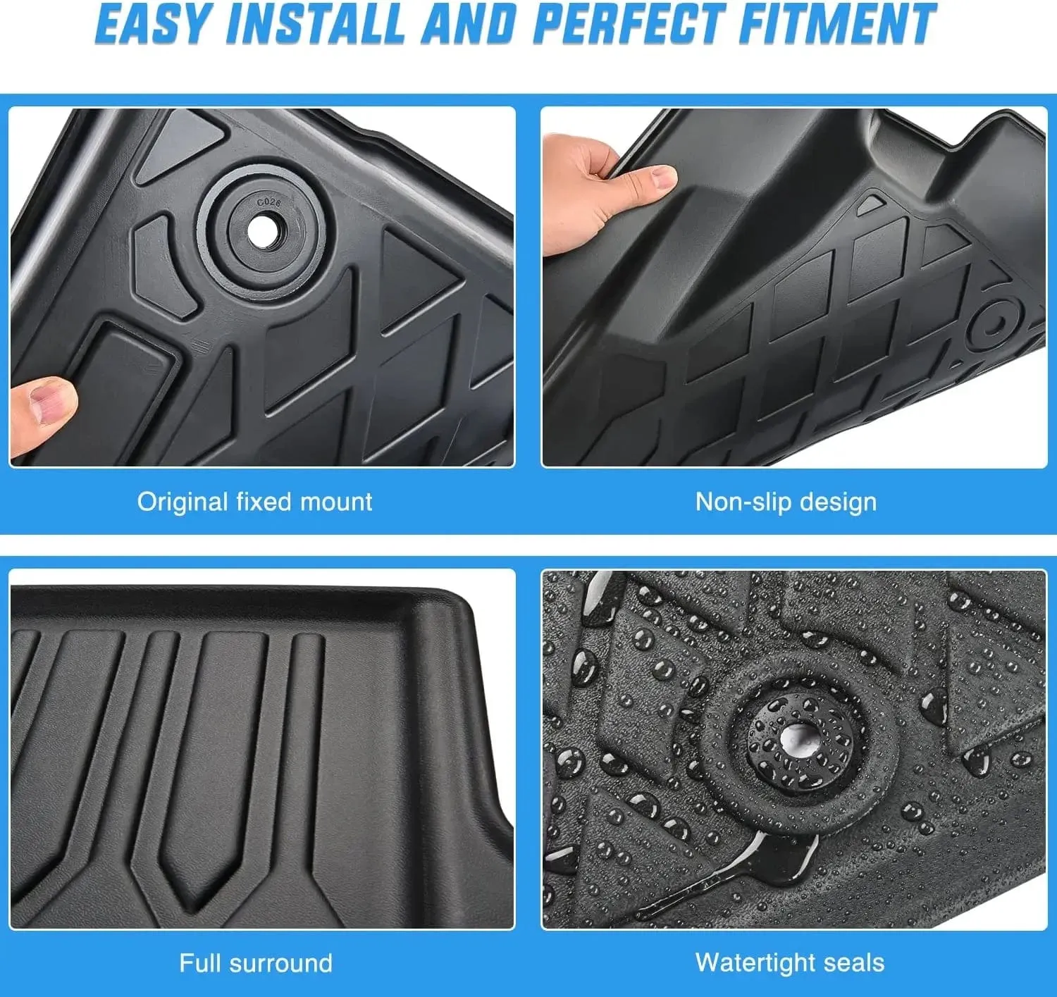 2020-2025 Hyundai Palisade TPE Floor Mats