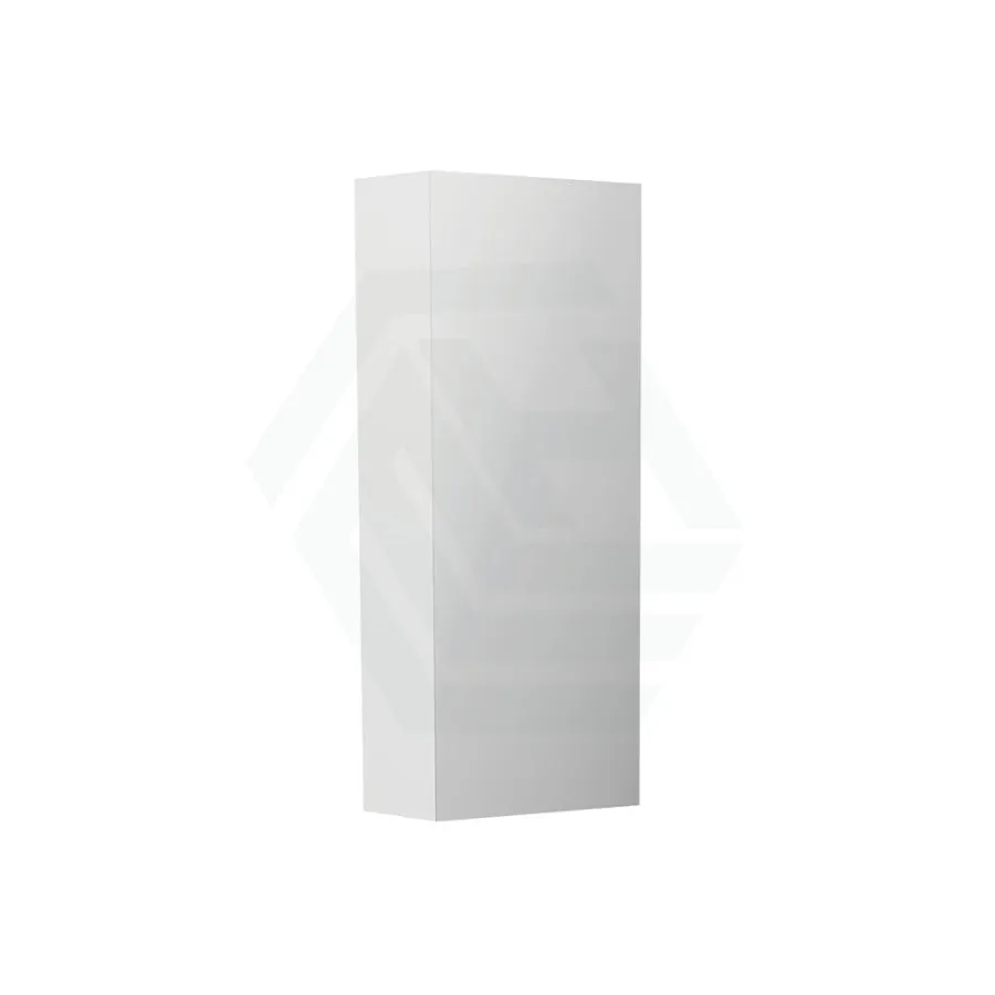 300mm MDF Pencil Edge Gloss White Shaving Cabinet With Mirror Tempered Glass Shelves