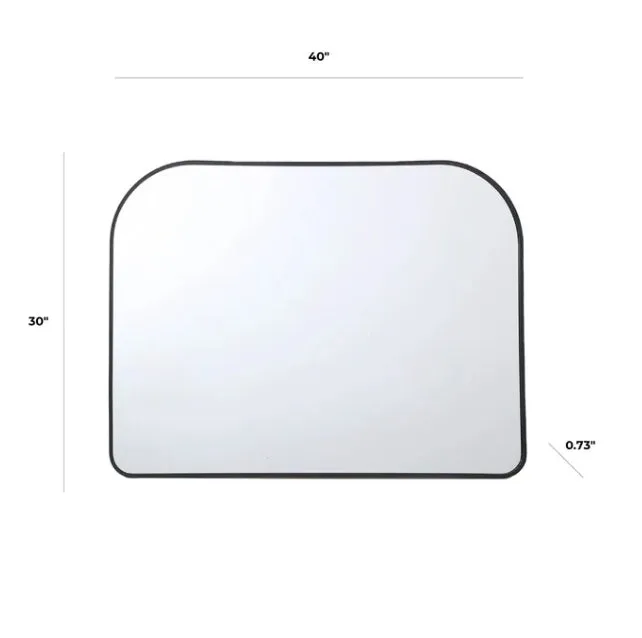 40" x 30"  MODERN HOME BLACK MIRROR
