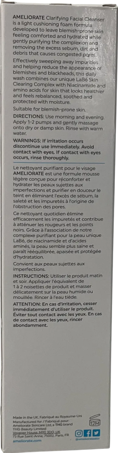 ameliorate Resurfacing Facial Cleanser 200ml