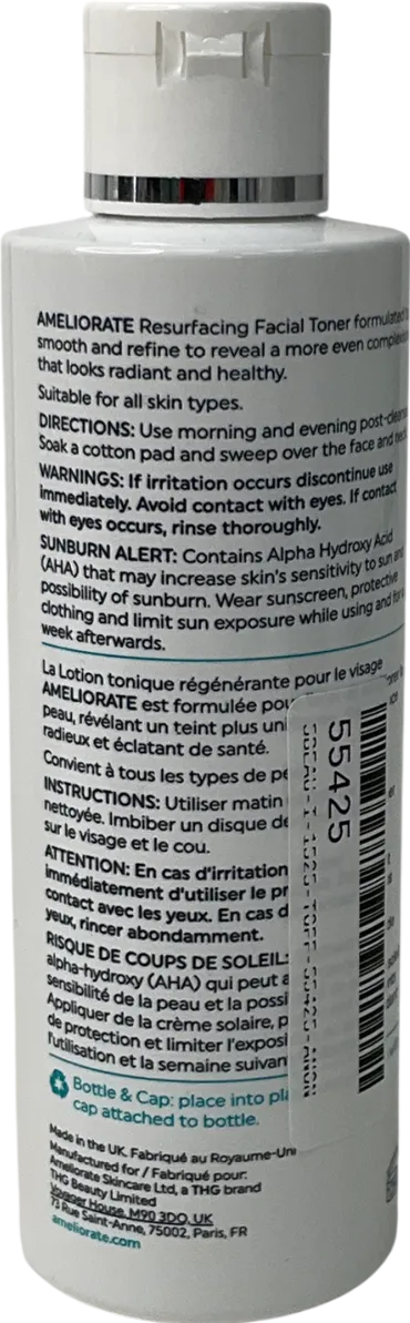 ameliorate Resurfacing Facial Toner 200ml