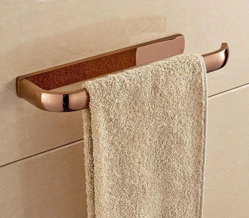 Antique Brass Lavatory Towel Rack Bathroom Accessory
