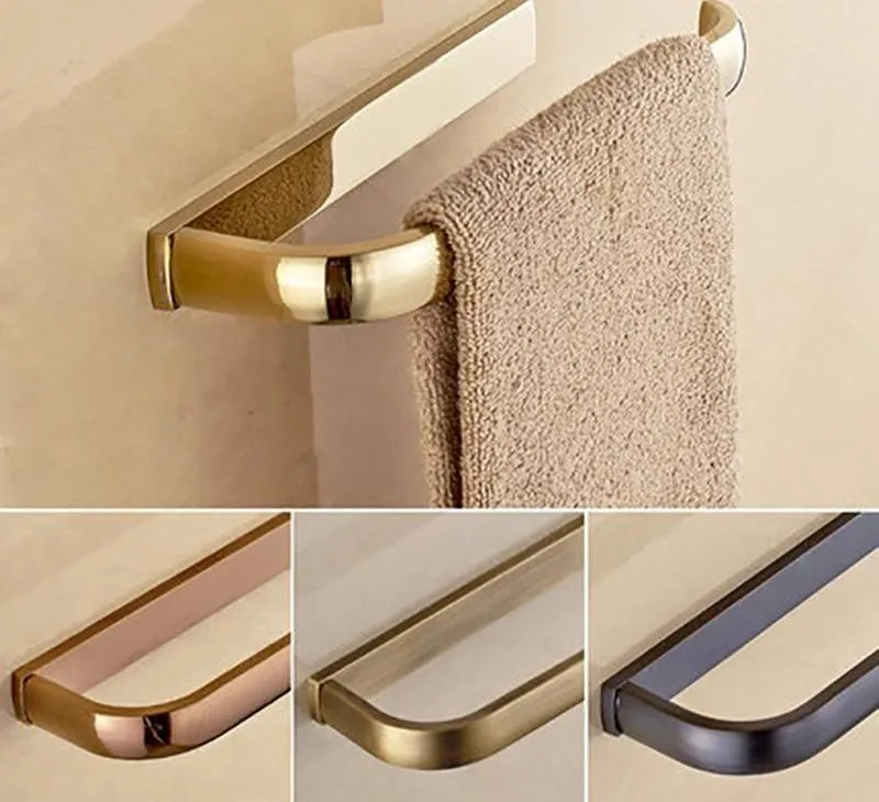 Antique Brass Lavatory Towel Rack Bathroom Accessory