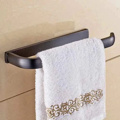Antique Brass Lavatory Towel Rack Bathroom Accessory