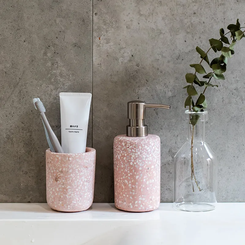Bella Terrazzo Bathroom Accessory Set
