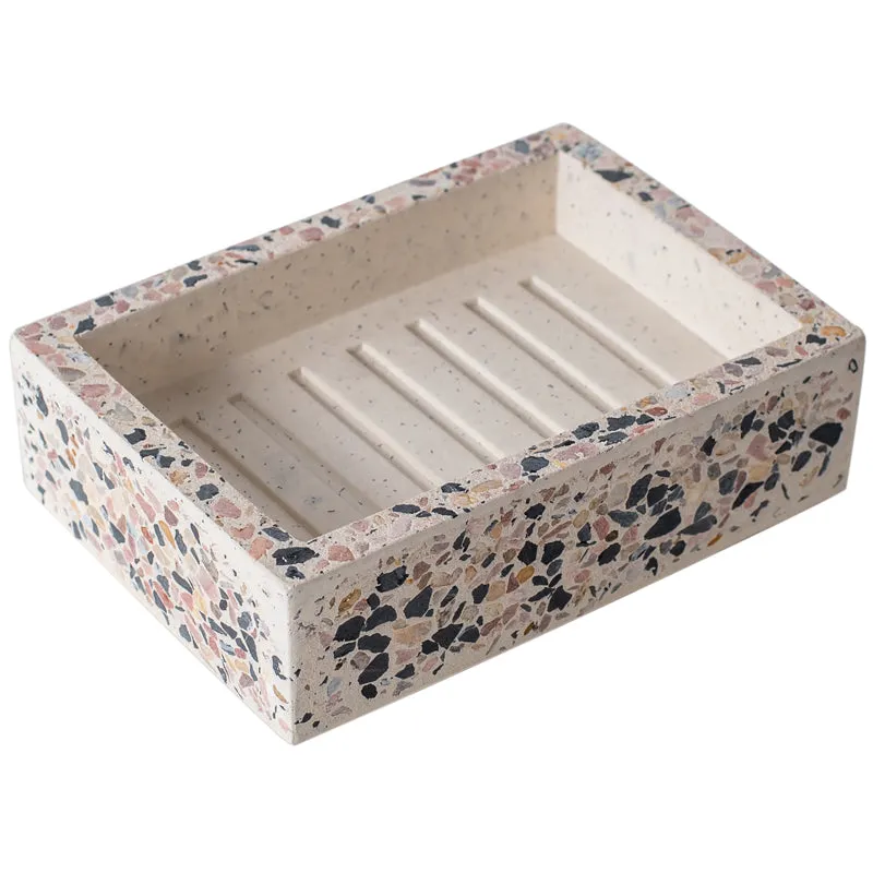 Bella Terrazzo Bathroom Accessory Set