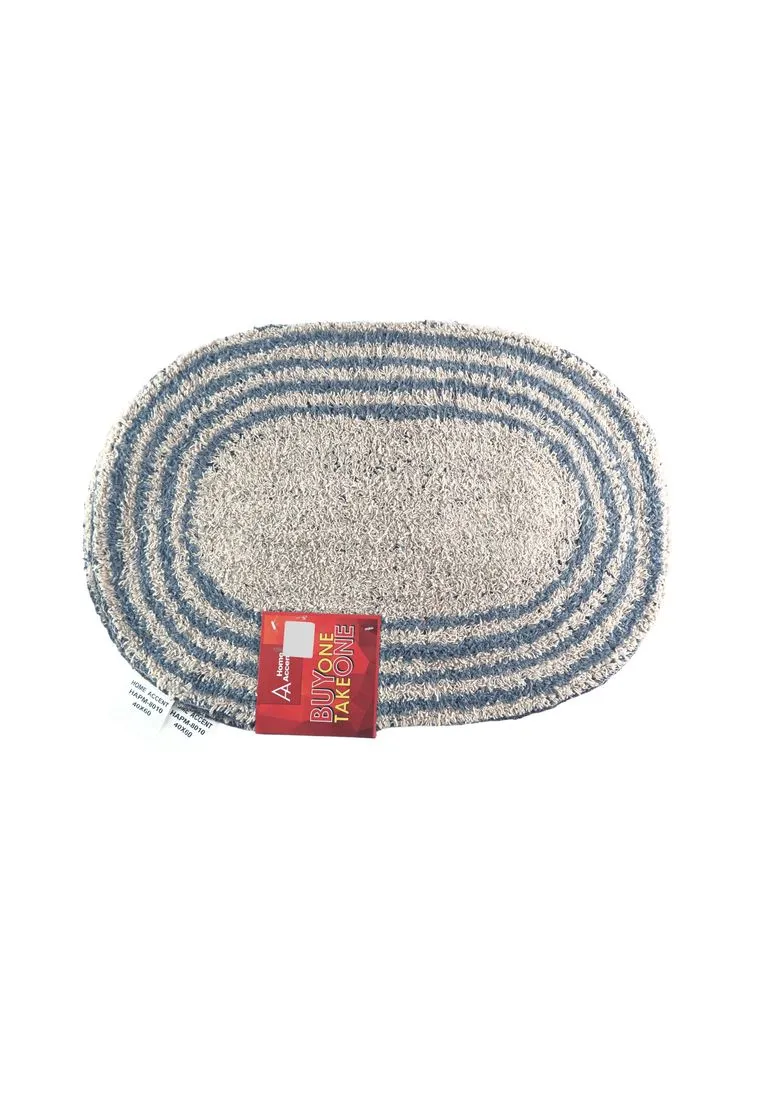 Buy 1 Take 1 Cotton Oval Bath Mat - 40 x 60cm (8010)