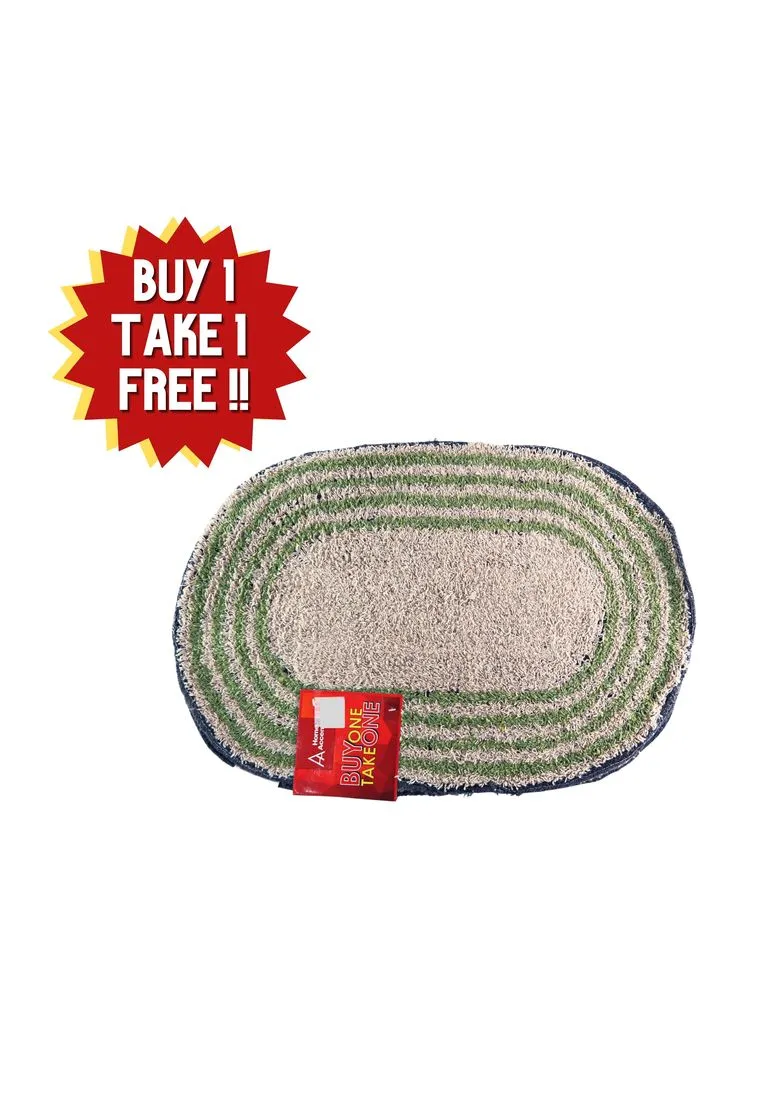 Buy 1 Take 1 Cotton Oval Bath Mat - 40 x 60cm (8010)