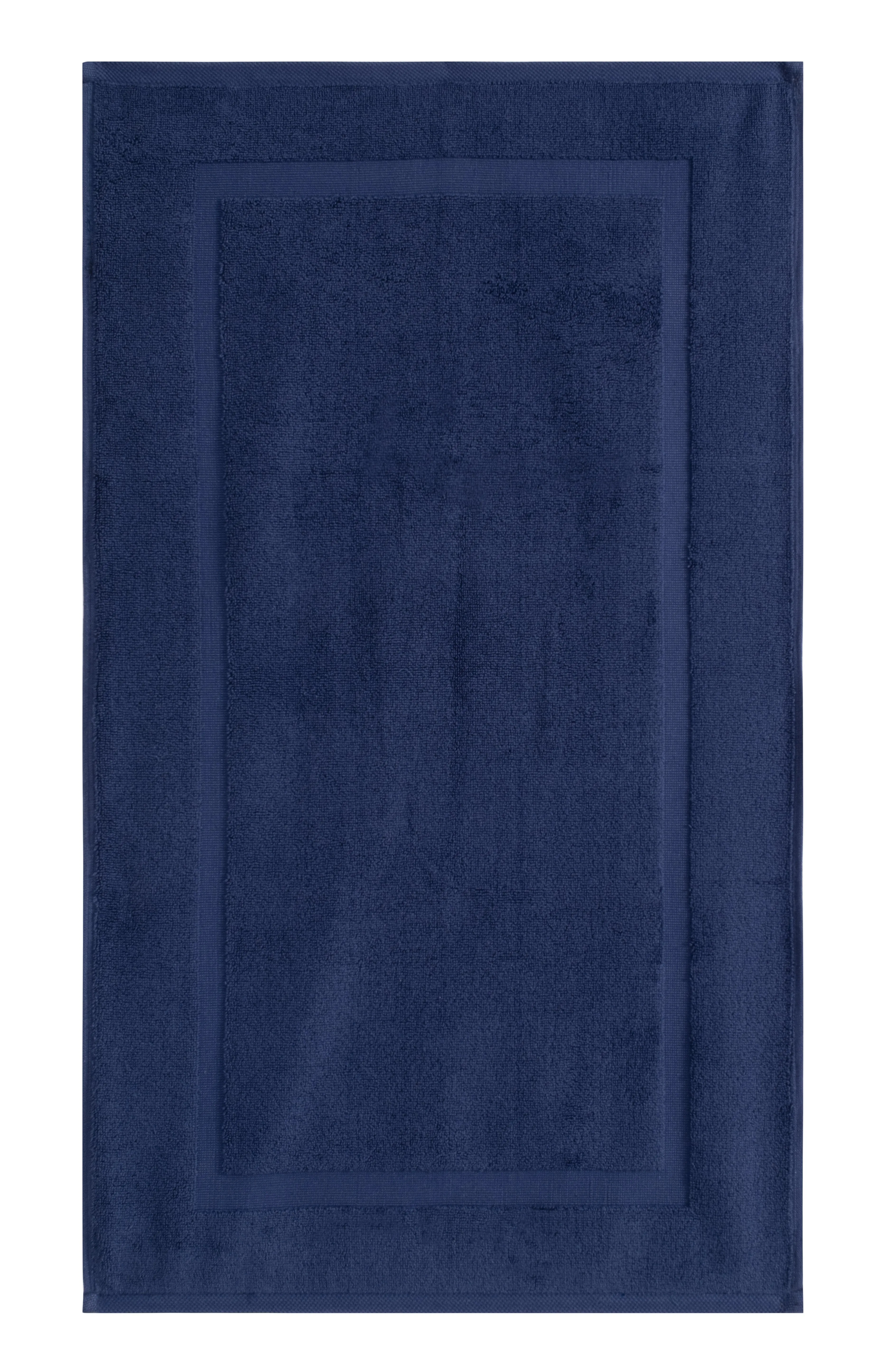 Cambridge Panel Bath Mats Pack of 2, Turkish Cotton Hotel & Spa Bath Rug Set, 900 GSM, 20"x34" by Classic Turkish Towels