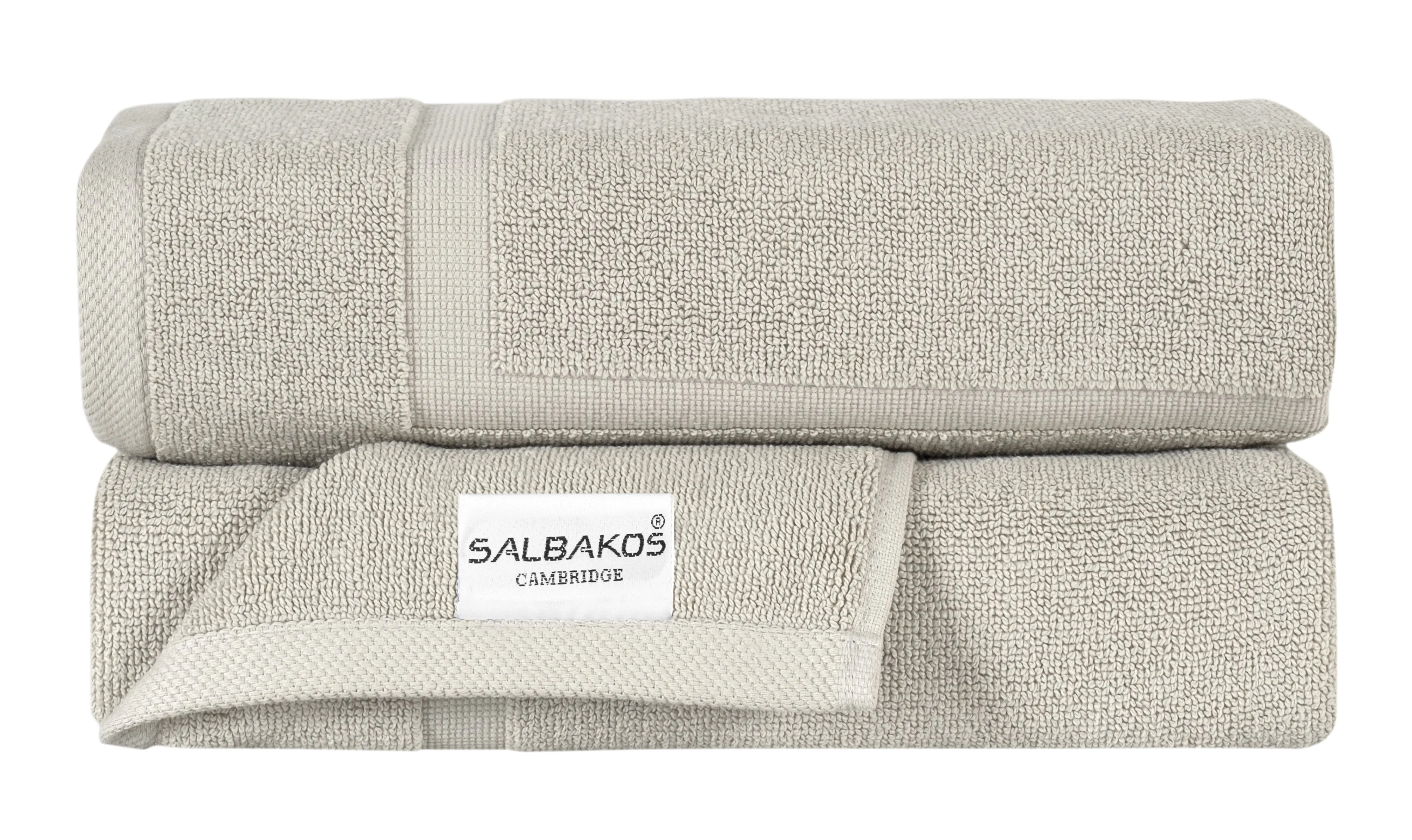 Cambridge Panel Bath Mats Pack of 2, Turkish Cotton Hotel & Spa Bath Rug Set, 900 GSM, 20"x34" by Classic Turkish Towels