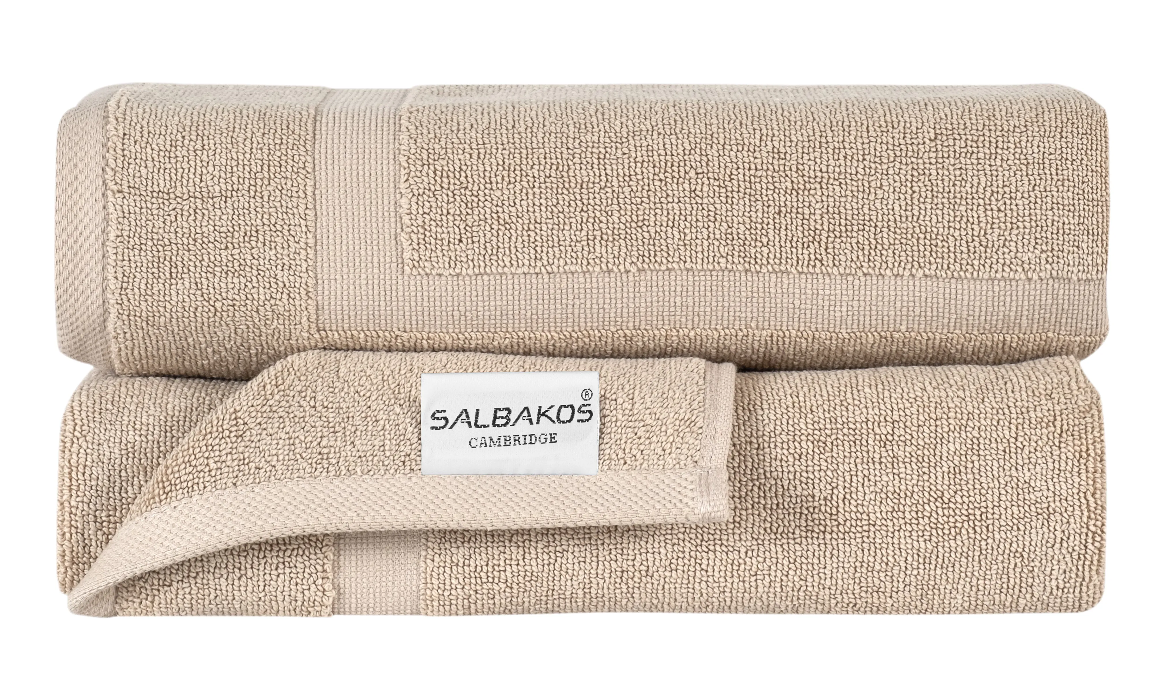 Cambridge Panel Bath Mats Pack of 2, Turkish Cotton Hotel & Spa Bath Rug Set, 900 GSM, 20"x34" by Classic Turkish Towels