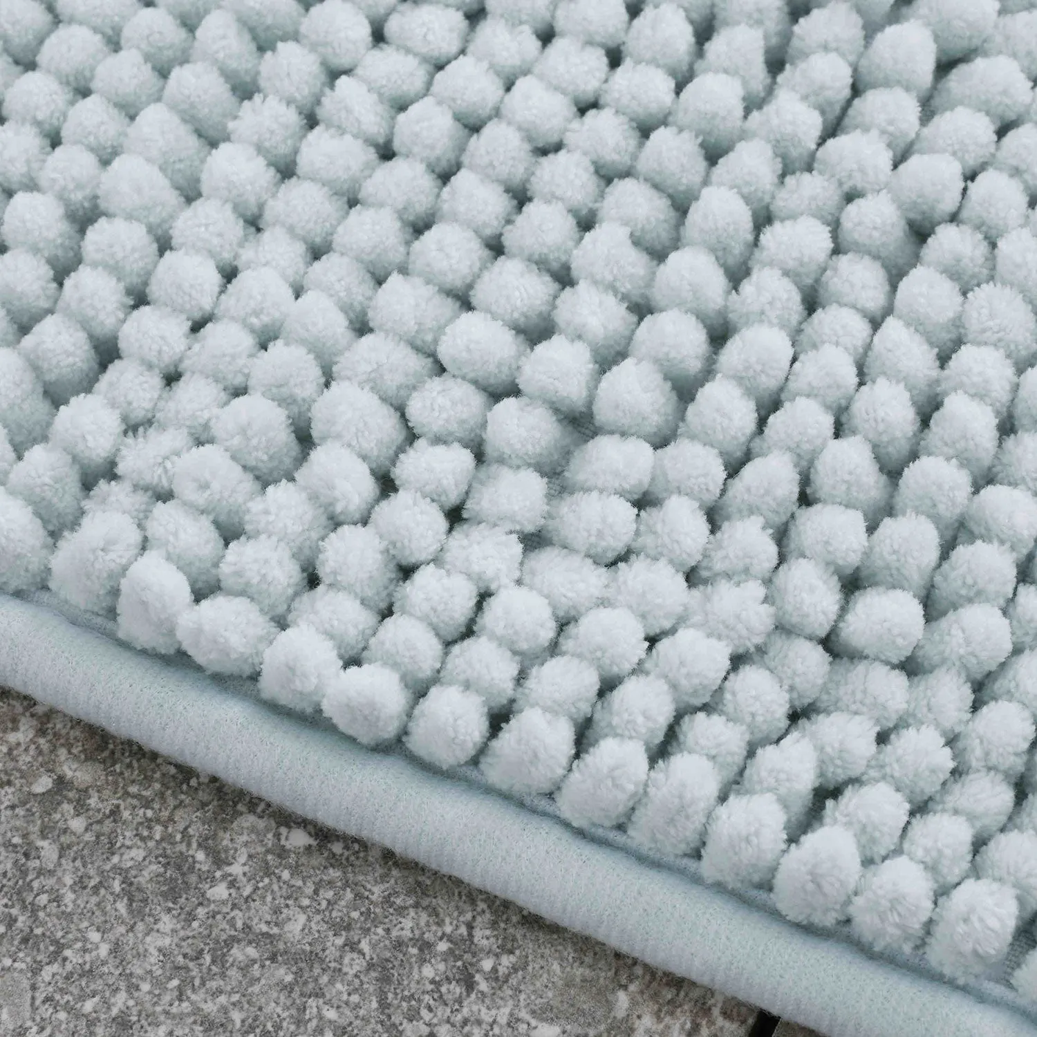 Catherine Lansfield Duck Egg 1200Gsm Bobble Bath Mat