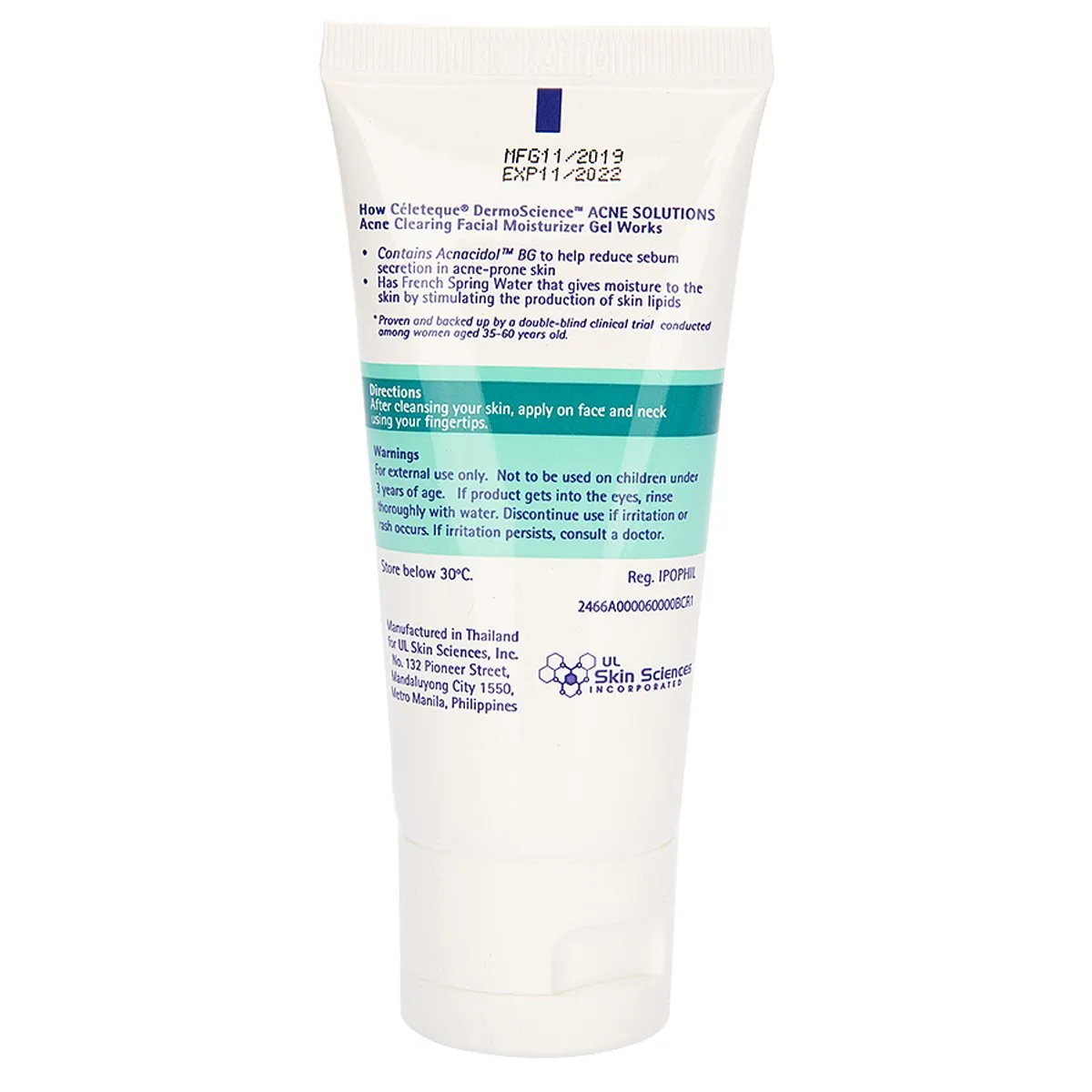 Celeteque Dermoscience Acne Solutions Facial Moisturizer Gel 50ml