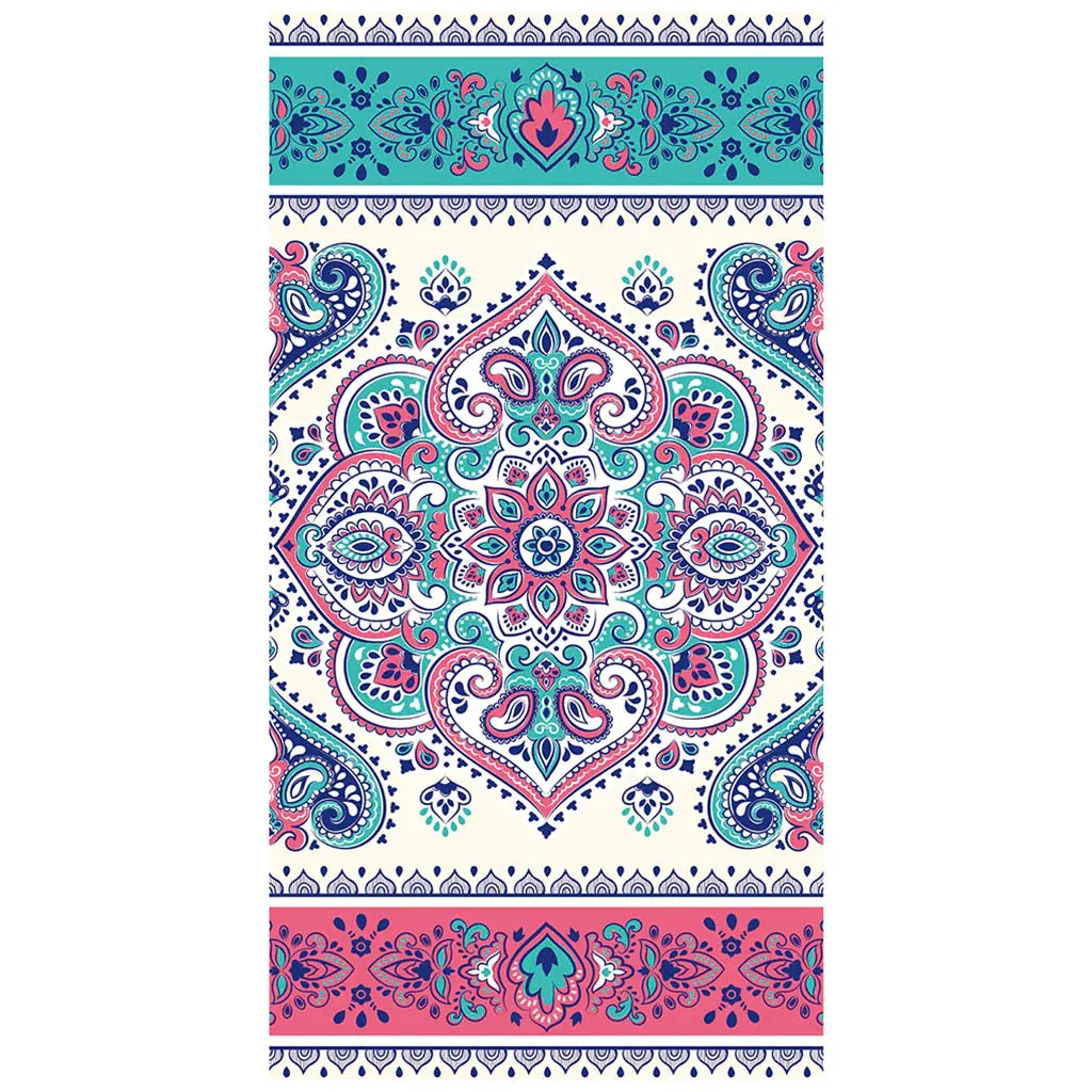 Color National Printing Bath Towel