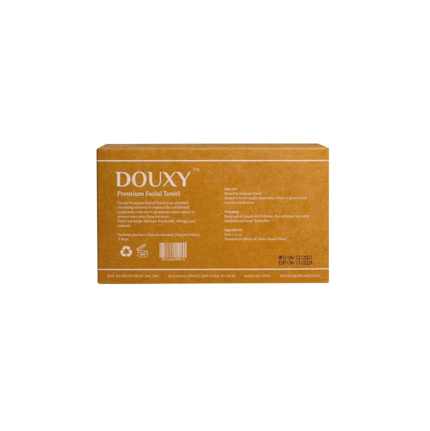 Douxy Eco-Friendly Plant Based Premium Disposable Facial Towels