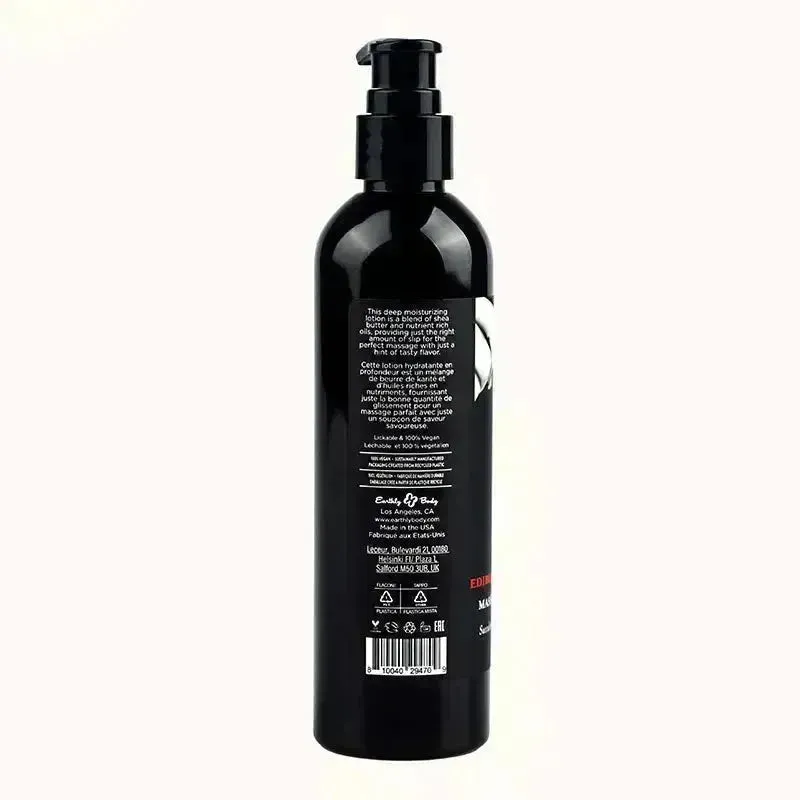 Edible Massage Lotion - Strawberry - Strawberry Flavoured Massage Lotion - 237 ml