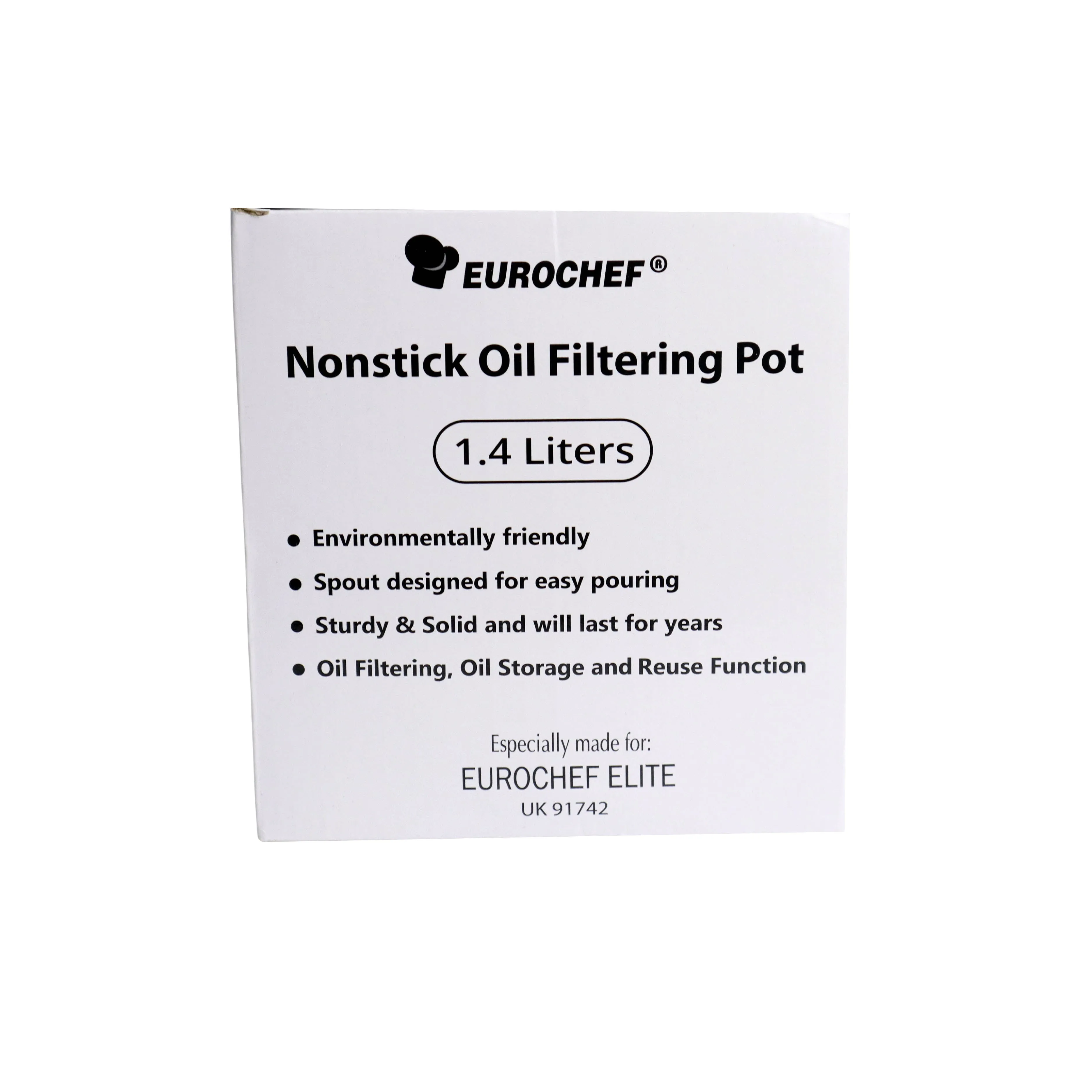 Eurochef Non-stick Oil Filtering Pot 1.4L