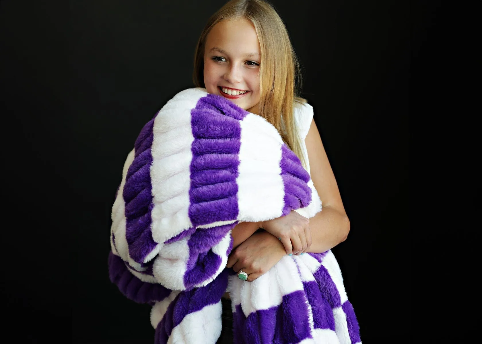 Hugs Grape Blanket