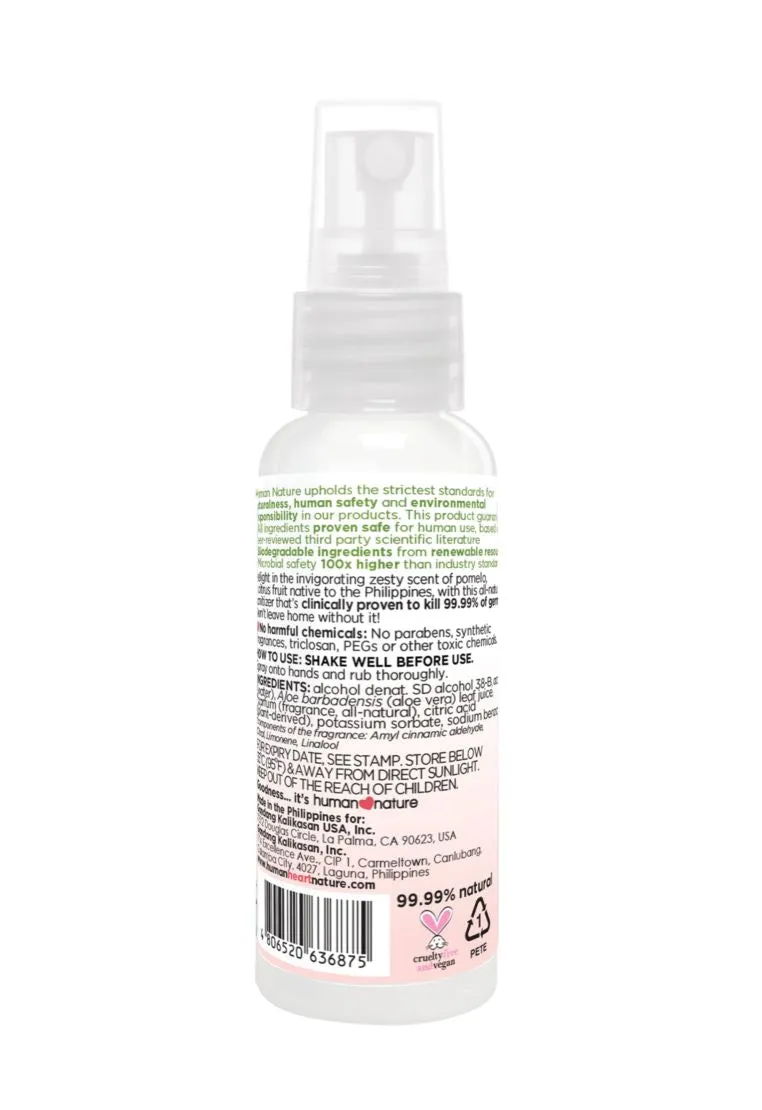 Human Nature Spray Sanitizer Zesty Pomelo