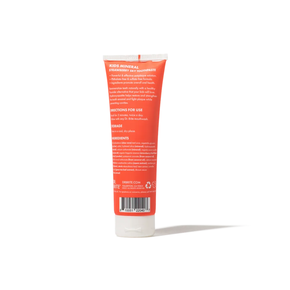 Kids Mineral Toothpaste - Strawberry Sky