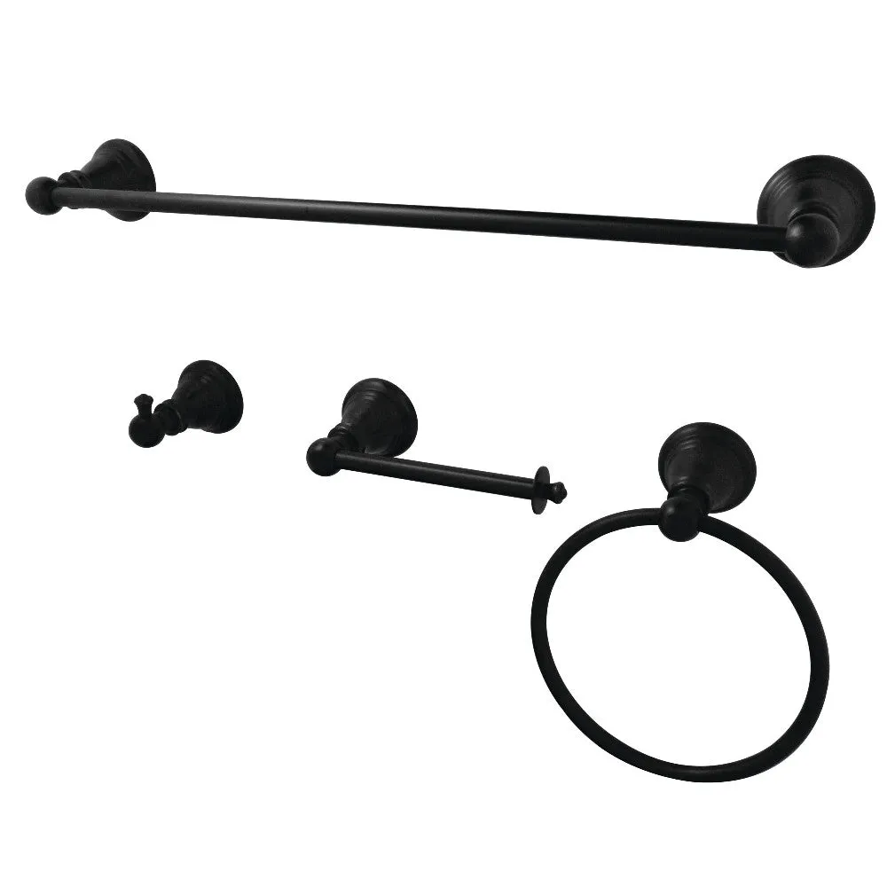 Kingston Brass American Classic 4-Piece Bathroom Accessory Set