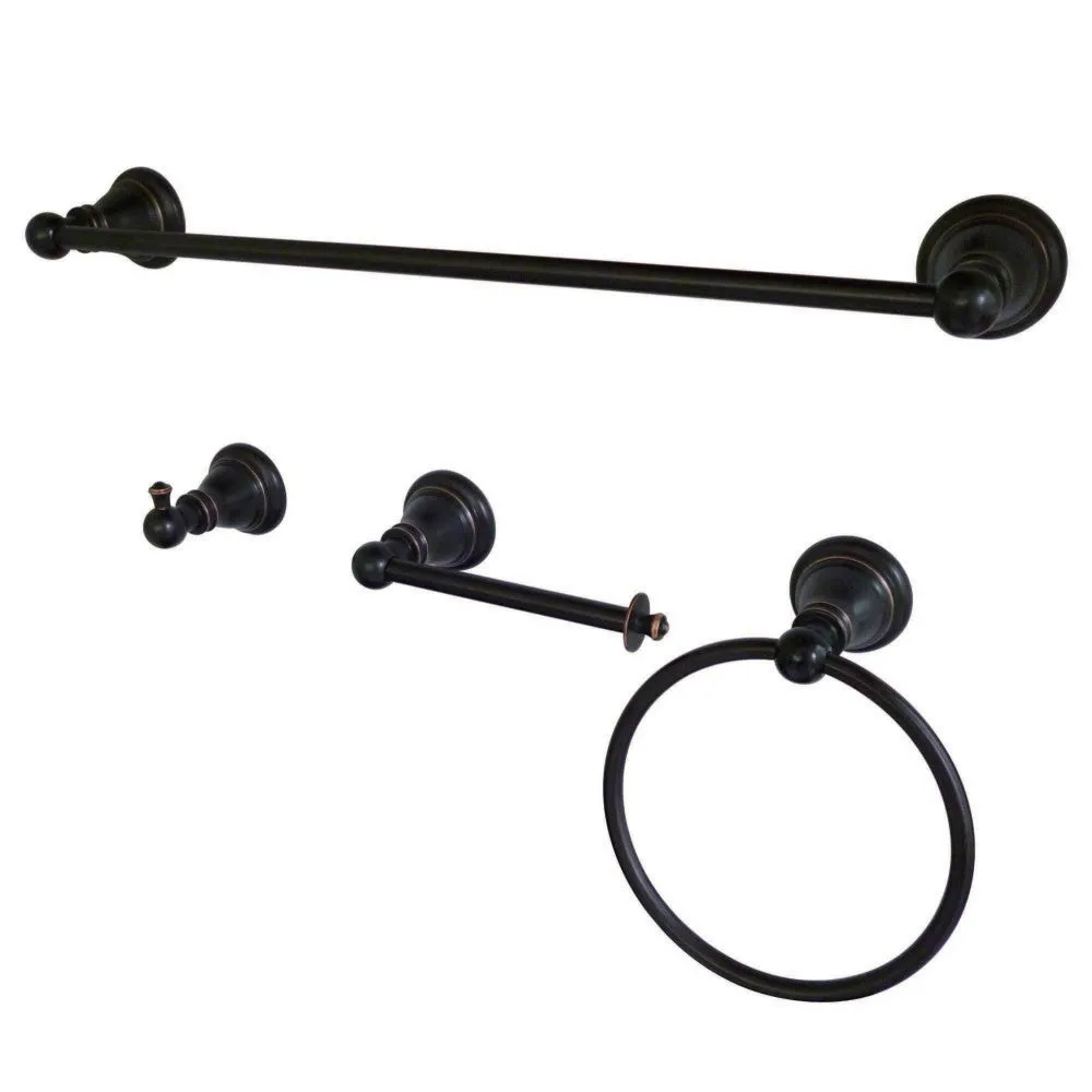 Kingston Brass American Classic 4-Piece Bathroom Accessory Set