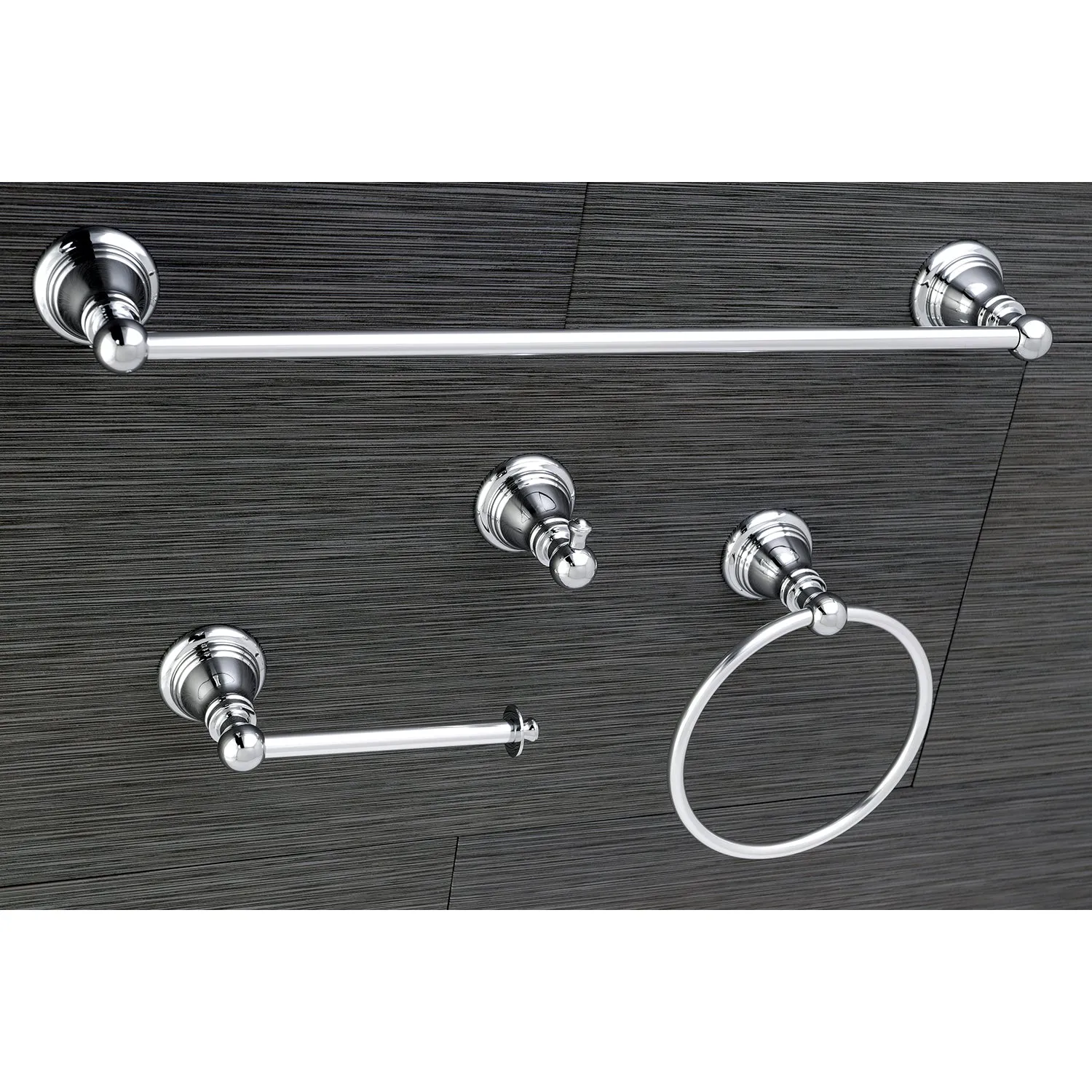Kingston Brass American Classic 4-Piece Bathroom Accessory Set