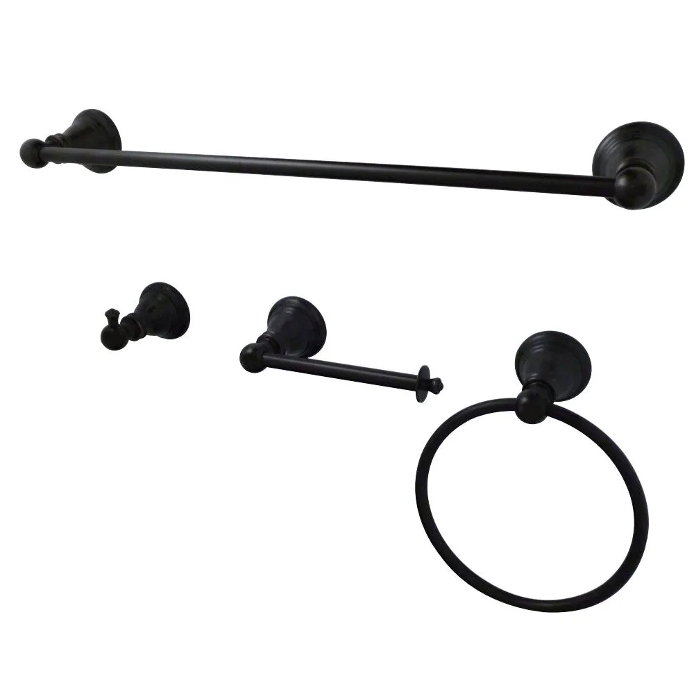 Kingston Brass American Classic 4-Piece Bathroom Accessory Set