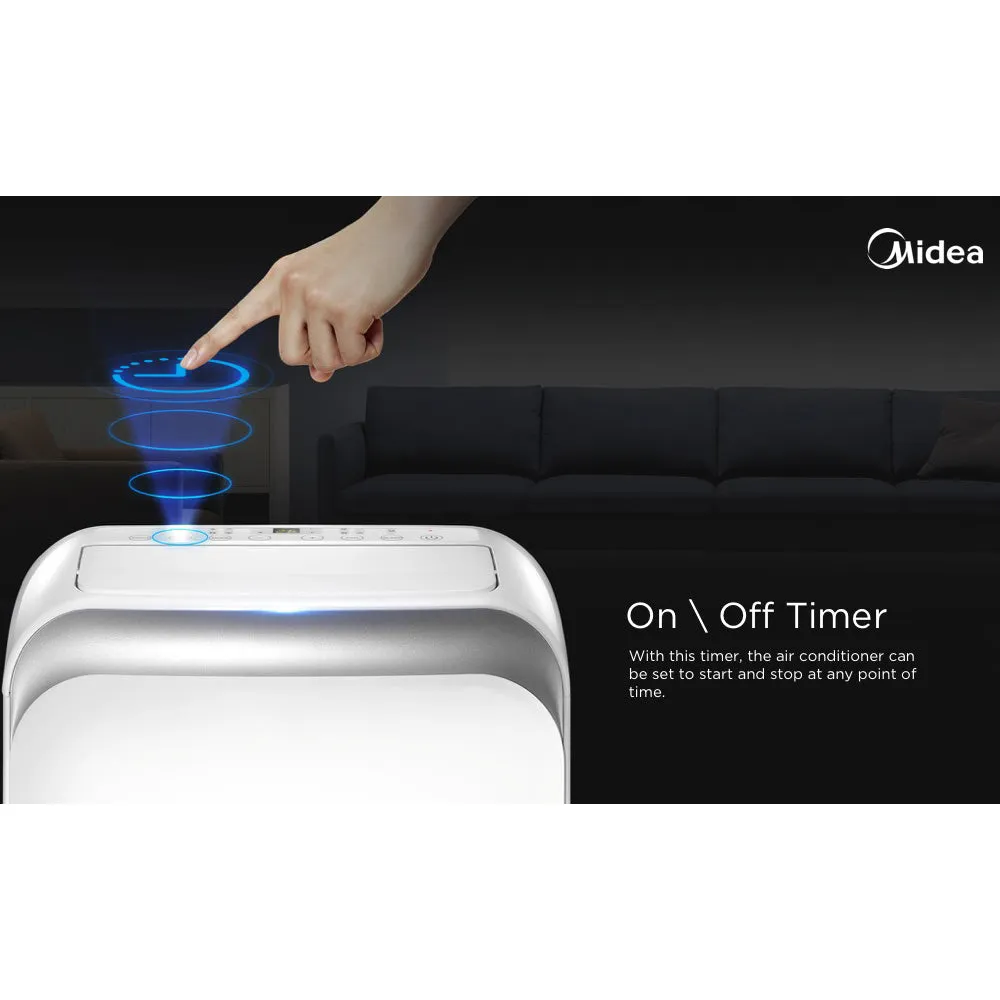 Midea 3.3 KW/4.0 kW Portable Air Conditioner Cooling  Heating/Cooling Remote Fan Cooler dehumidifying MPPD33H/MPPD40C (11418 BTU/13840 BTU)