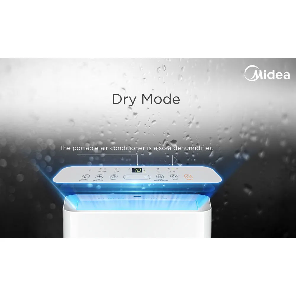 Midea 3.3 KW/4.0 kW Portable Air Conditioner Cooling  Heating/Cooling Remote Fan Cooler dehumidifying MPPD33H/MPPD40C (11418 BTU/13840 BTU)