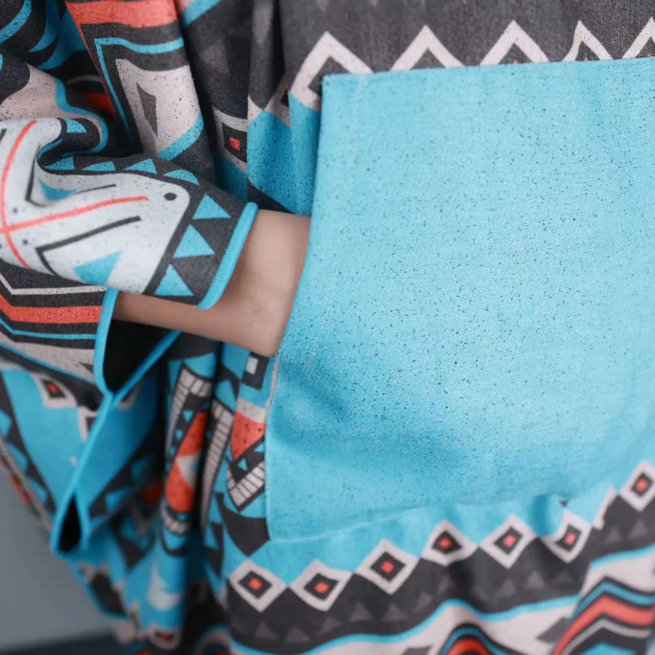Oversized Hooded Adult Poncho Towel