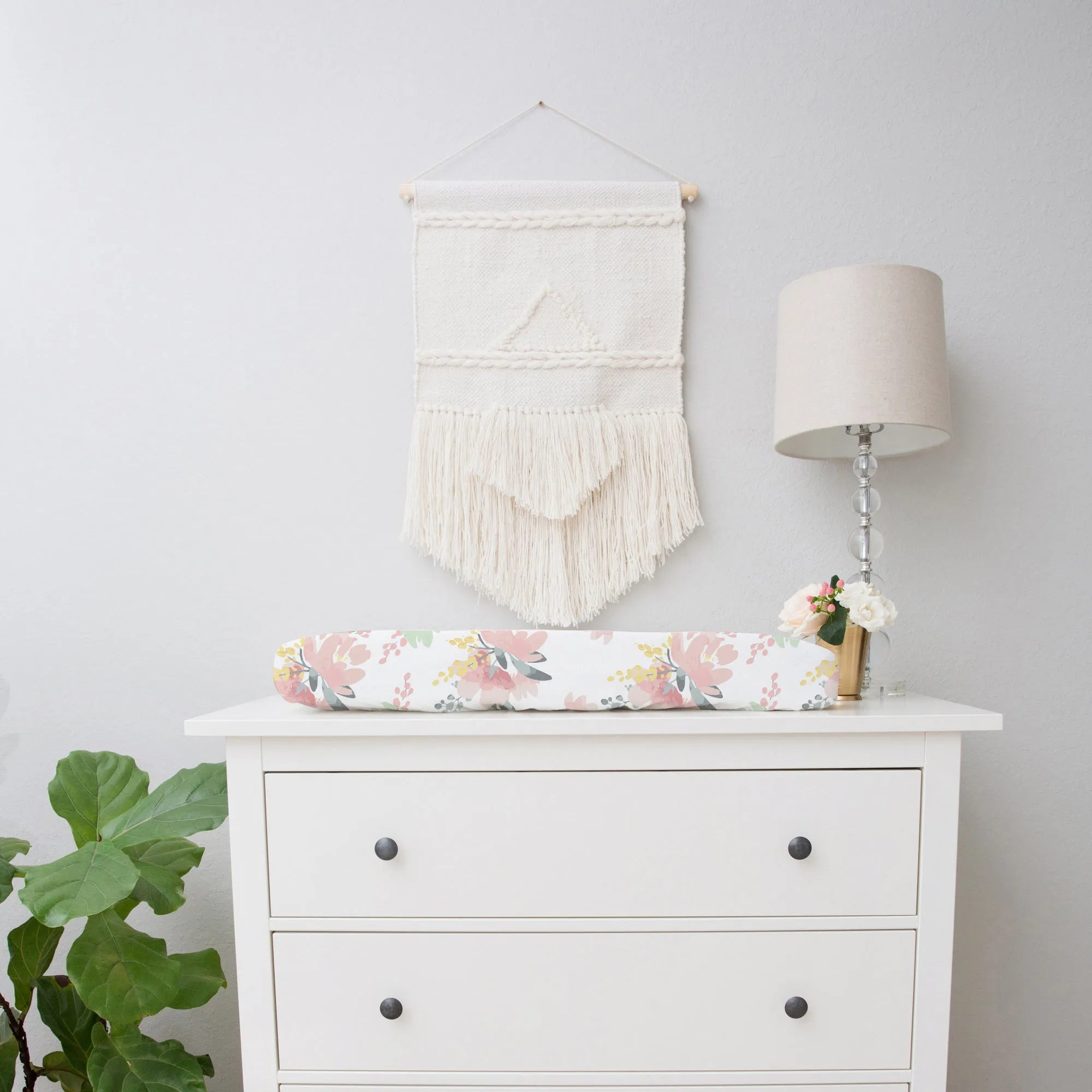 Percale Dream | Changing Pad Cover w-Slits for Safety Straps