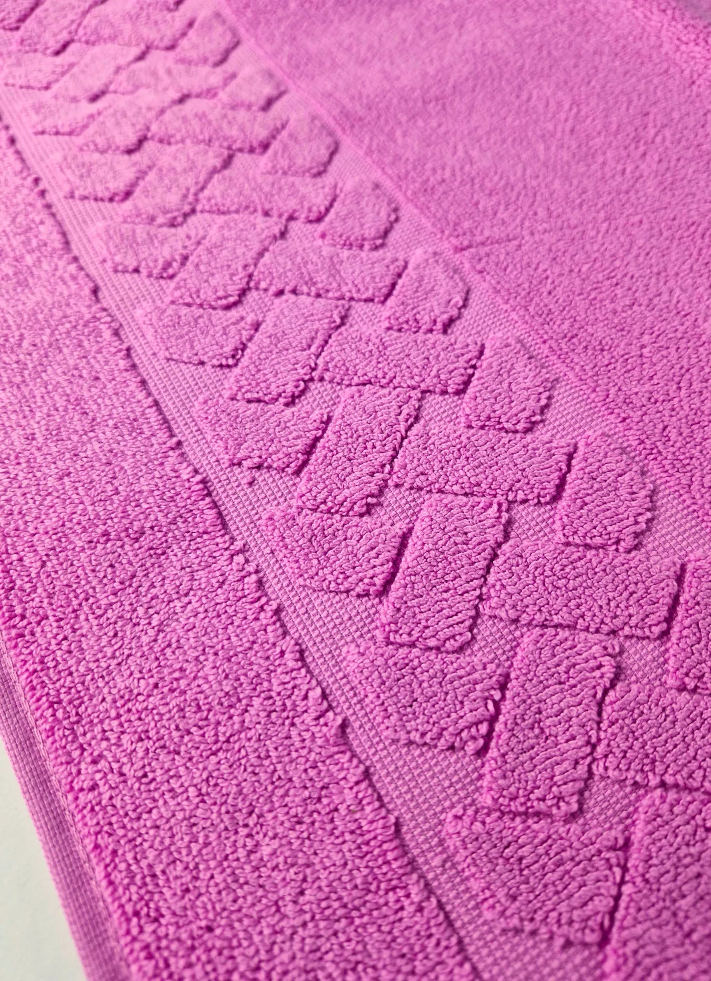 Pink Lavender Luxury Cotton Bath Mat