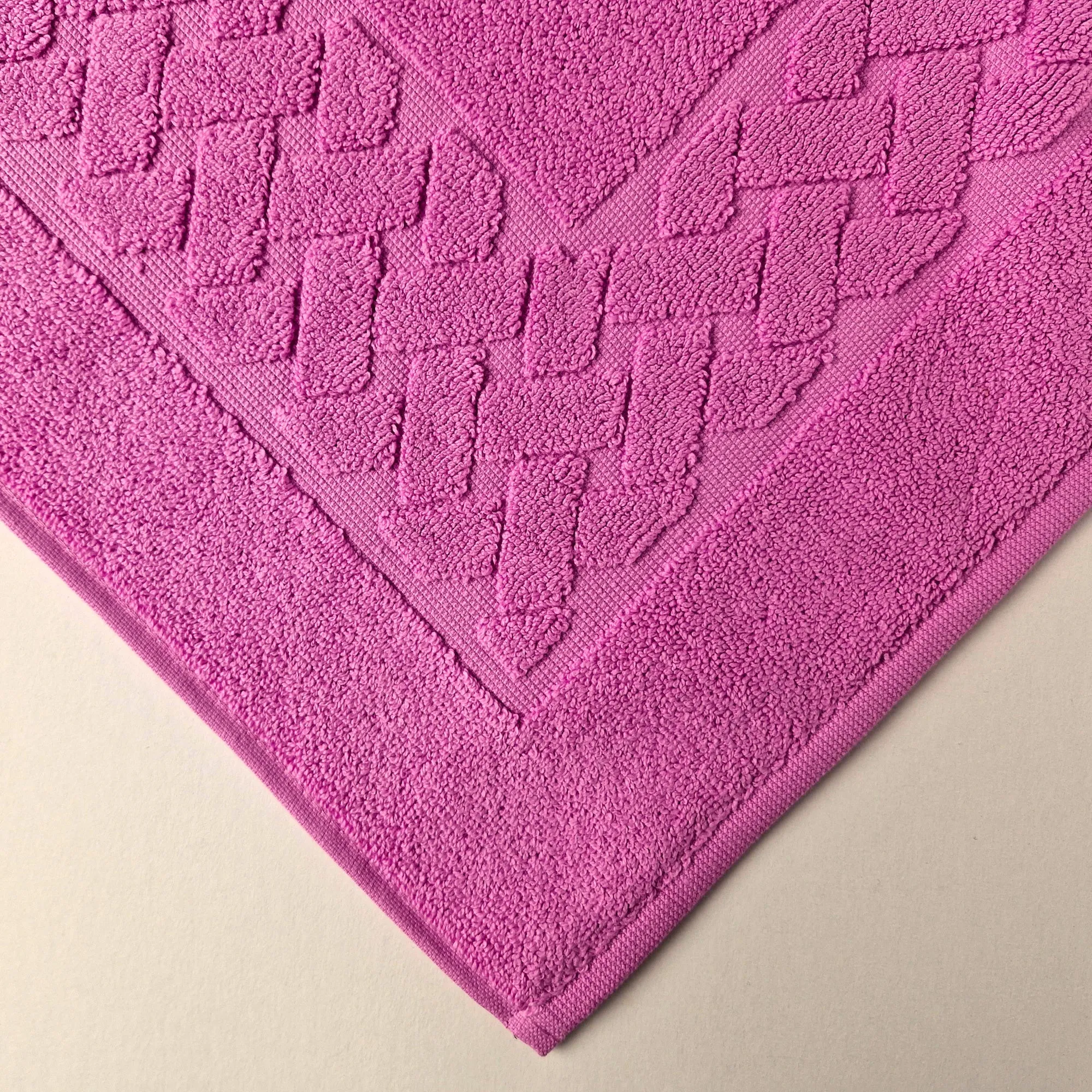 Pink Lavender Luxury Cotton Bath Mat