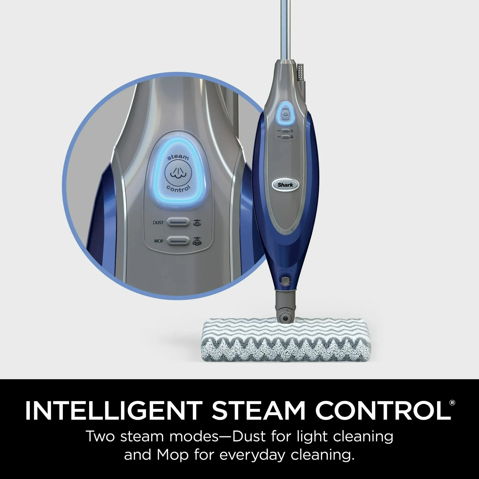 Shark SE460 Professional Steam Pocket Mop for Hard Floors, Deep Cleaning and Sanitization (Refurbished)