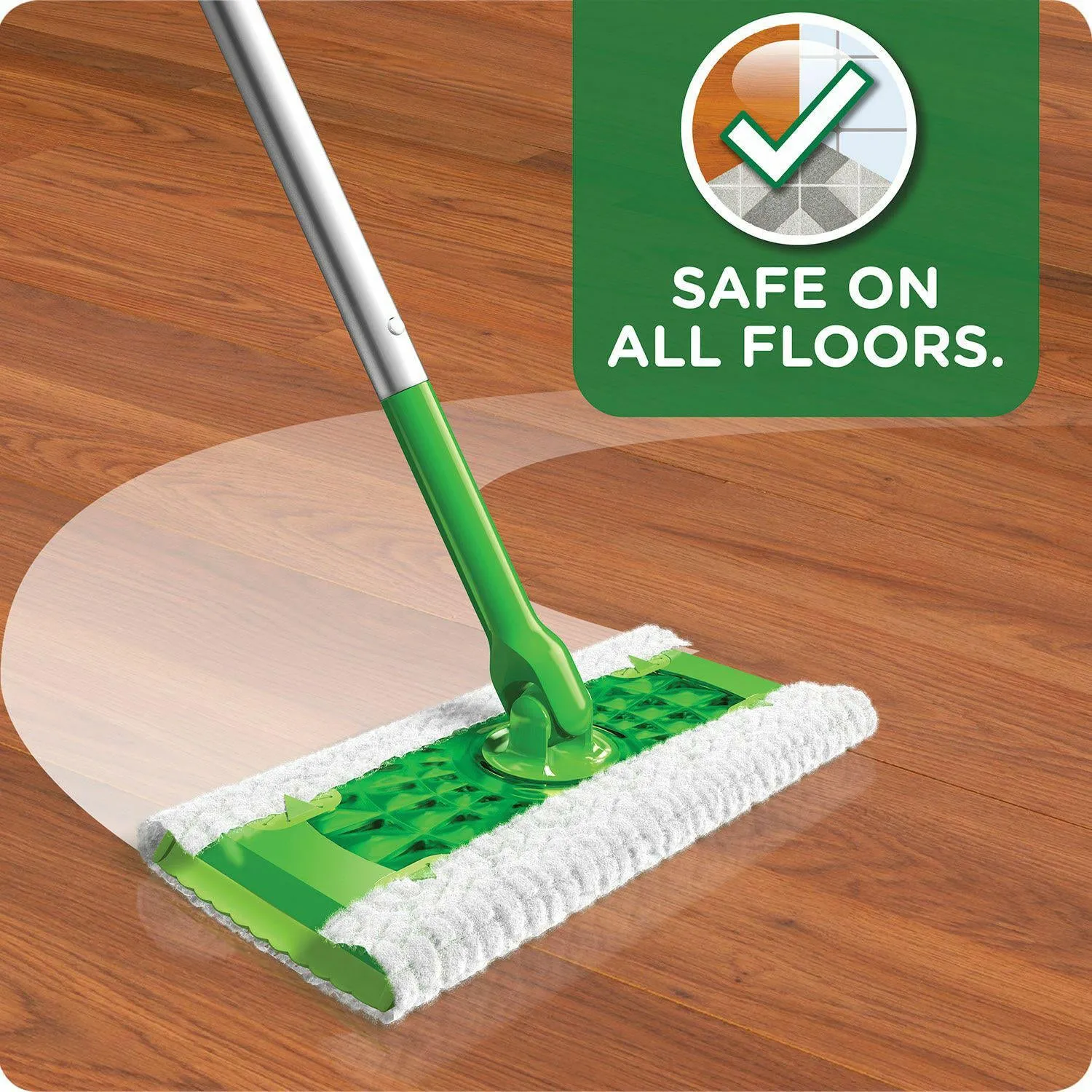 Swiffer Sweeper Dry and Wet Sweeping Kit- 1 sweeper/14 dry cloths/6 wet cloths -- Clearance