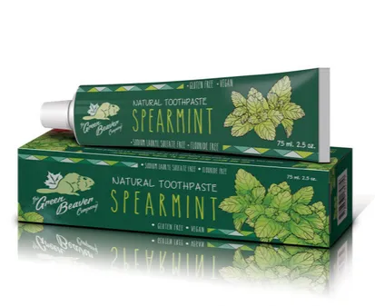 The Green Beaver Company Spearmint Toothpaste
